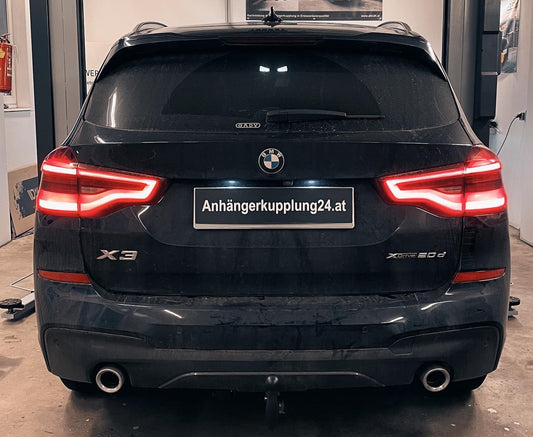 Nachrüstung einer schwenkbaren Anhängerkupplung am BMW X3