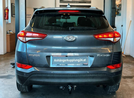 Nachrüstung einer abnehmbaren Anhängerkupplung am Hyundai Tucson
