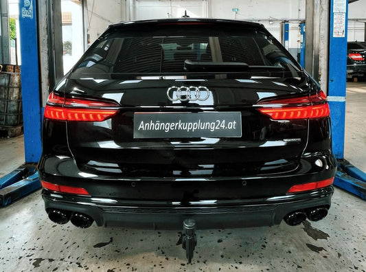 Nachrüstung einer original schwenkbaren Anhängerkupplung am Audi A6 C8 Avant