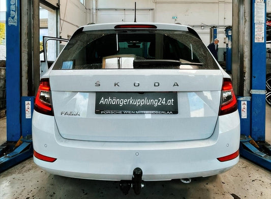 Nachrüstung einer starren Oris Anhängerkupplung am Skoda Fabia NJ