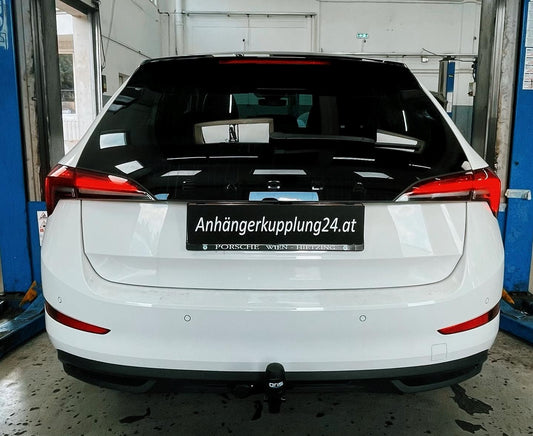 Nachrüstung einer abnehmbaren Oris Anhängerkupplung am Skoda Rapid (Typ NH)