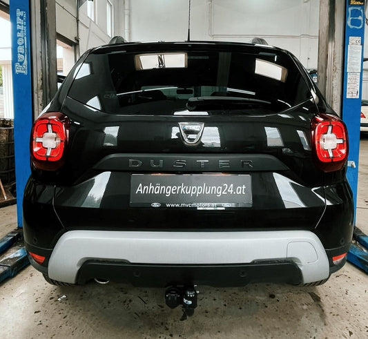 Nachrüstung einer starren Oris Anhängerkupplung am Dacia Duster der 2.Generation