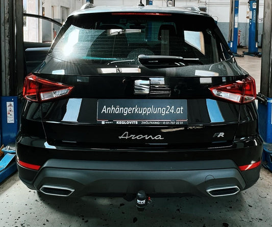 Nachrüstung einer abnehmbaren MVG Anhängerkupplung am Seat Arona Typ KJ7