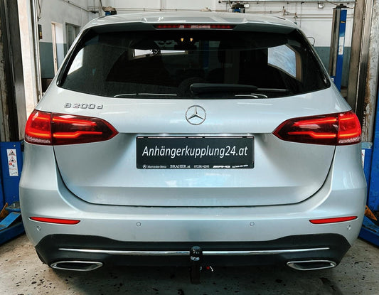 Nachrüstung einer abnehmbaren Oris Anhängerkupplung an der Mercedes B-Klasse W247