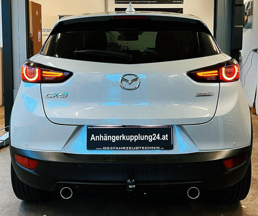 Nachrüstung einer abnehmbaren Oris Anhängerkupplung am Mazda CX-3