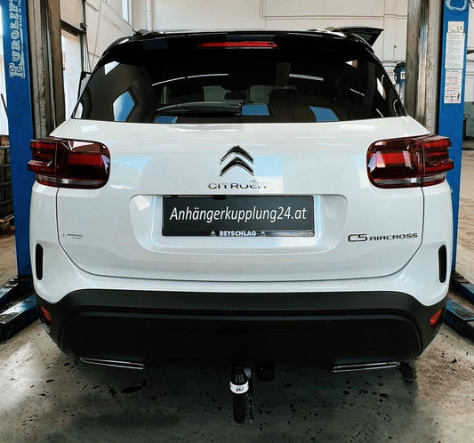 Nachrüstung einer abnehmbaren GDW Anhängerkupplung am Citröen C5 Aircross