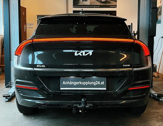 Nachrüstung einer starren Auto-Hak Anhängerkupplung am KIA EV6