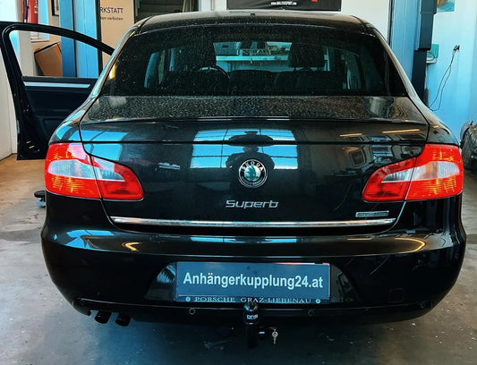 Nachrüstung einer abnehmbaren ORIS Anhängerkupplung am SKODA SUPERB II