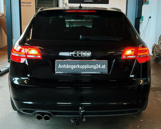 Nachrüstung einer starren ORIS Anhängerkupplung am Audi A3 8P Sportback