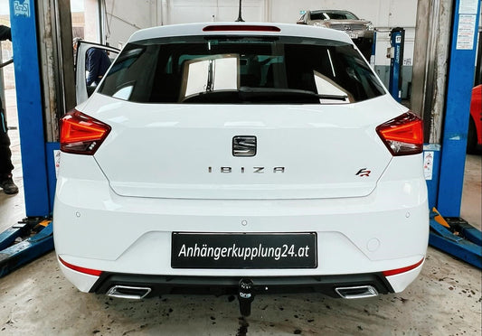 Nachrüstung einer abnehmbaren ORIS Anhängerkupplung am Seat Ibiza V