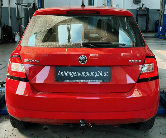 Nachrüstung einer abnehmbaren ORIS Anhängerkupplung am Skoda Fabia NJ