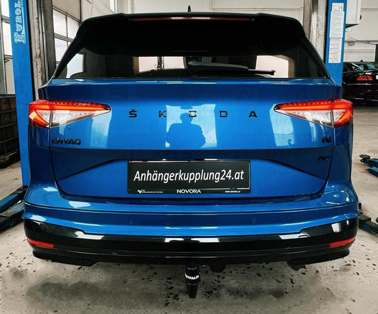 Nachrüstung einer abnehmbaren Westfalia Anhängerkupplung am SKODA ENYAQ iV SUV