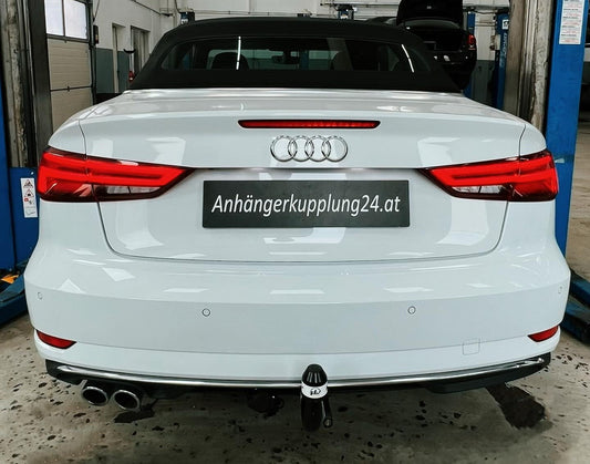 Nachrüstung einer abnehmbaren GDW Anhängerkupplung am AUDI A3 Cabriolet
