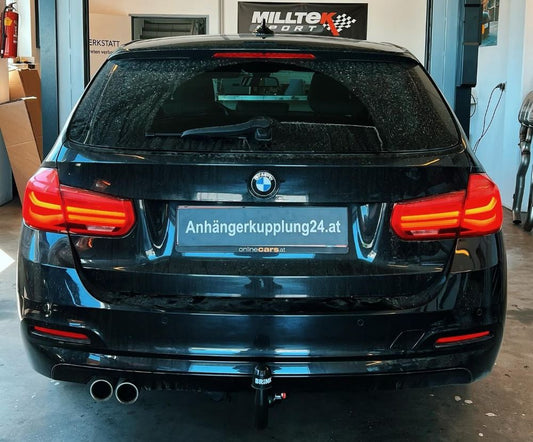 Nachrüstung einer abnehmbaren Brink Anhängerkupplung am BMW 3 Touring F31