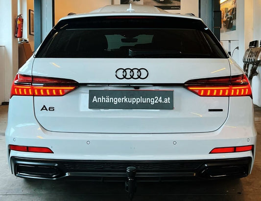 Nachrüstung einer original schwenkbaren Anhängerkupplung am Audi A6 C8 Avant