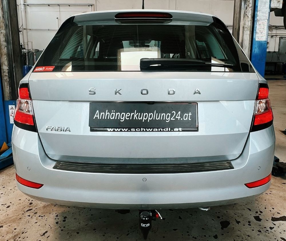 Nachrüstung einer abnehmbaren ORIS Anhängerkupplung am Skoda Fabia Kombi