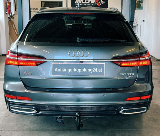 Nachrüstung einer schwenkbaren Brink Anhängerkupplung am Audi A6 C8 Avant