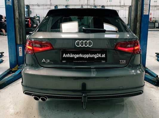 Nachrüstung einer abnehmbaren Anhängerkupplung am Audi A3 Sportback 8V