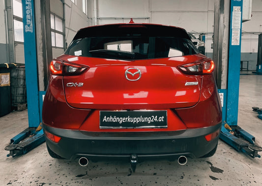 Nachrüstung einer abnehmbaren Anhängerkupplung am Mazda CX-3