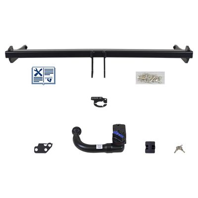 AUTO-HAK Anhängevorrichtung für BJ 2016 - 2020 abnehmbar, Anhängerkupplung, Anhängerkupplung24