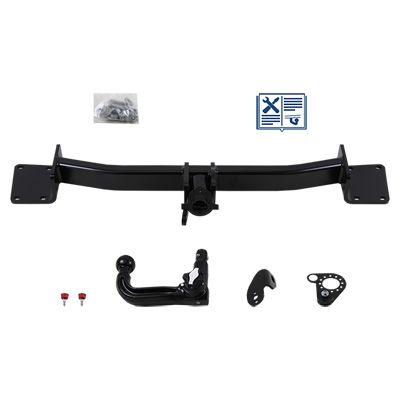 ORIS Anhängevorrichtung für BJ 2014 - 2022 abnehmbar, Anhängerkupplung, Anhängerkupplung24