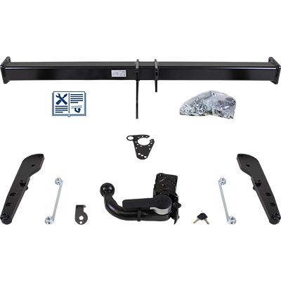 GDW Anhängevorrichtung für BJ 2013 abnehmbar, Anhängerkupplung, Anhängerkupplung24