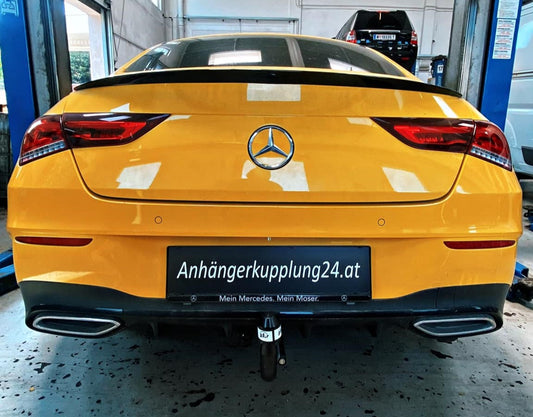 Nachrüstung einer abnehmbaren Anhängerkupplung am Mercedes CLA  