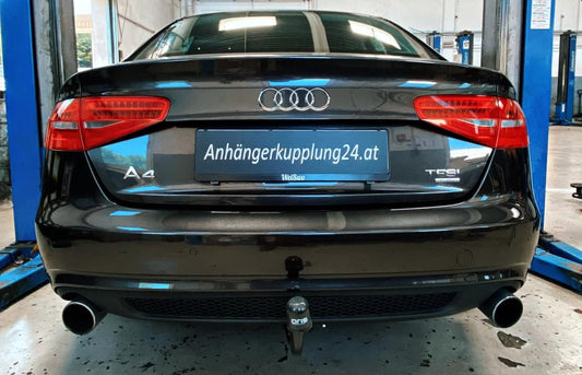 Nachrüstung einer abnehmbaren Anhängerkupplung am Audi A4 8K 