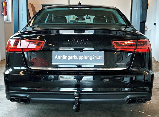 Nachrüstung einer original schwenkbaren Anhängerkupplung am Audi A6 C7