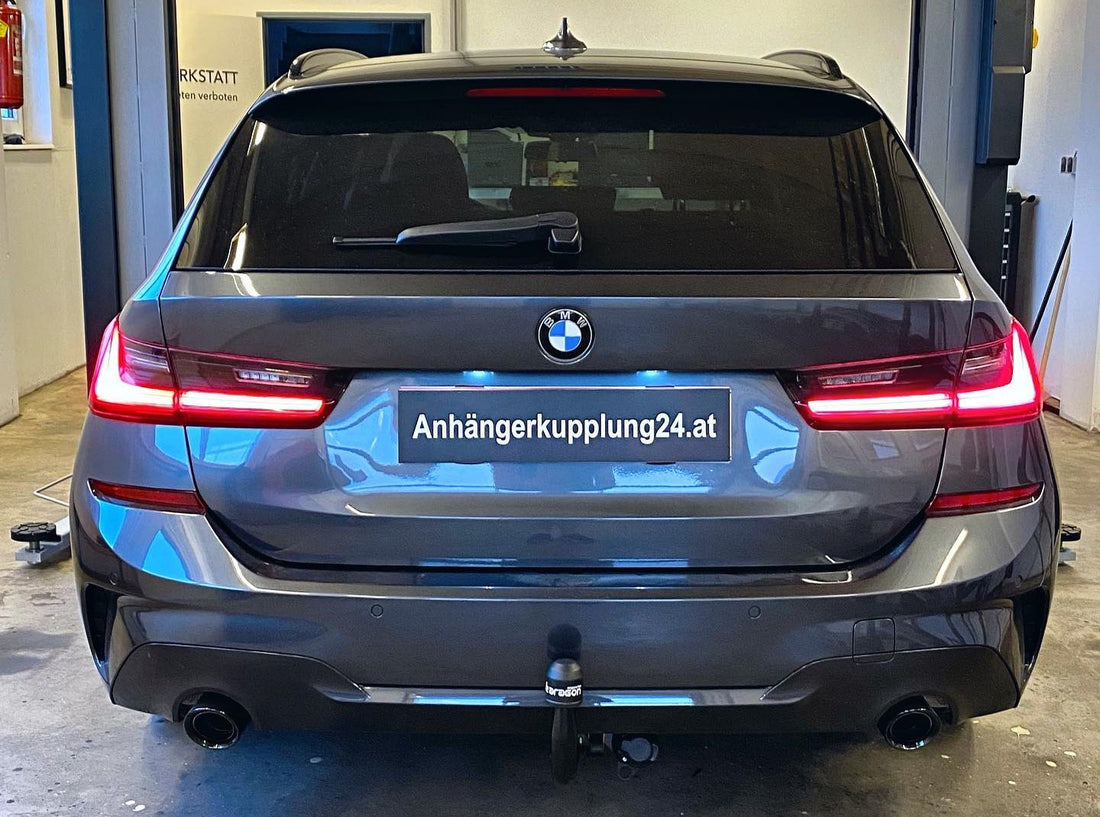 Nachrüstung einer abnehmbaren Anhängerkupplung am BMW 3er Touring
