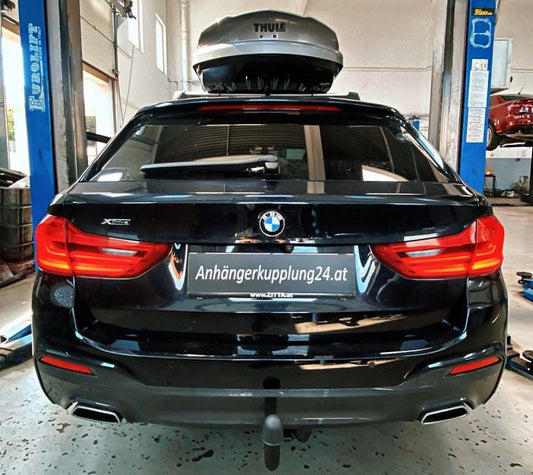 Nachrüstung einer abnehmbaren Anhängerkupplung am BMW 5er