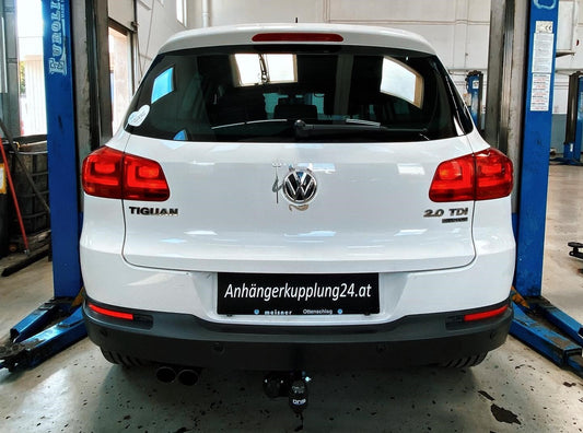 Nachrüstung einer starren Anhängerkupplung am VW Tiguan 5N
