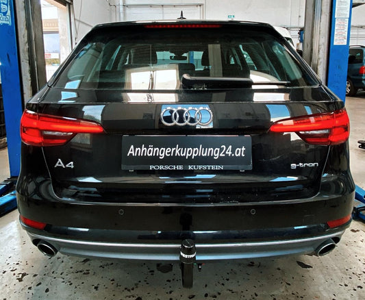 Nachrüstung einer abnehmbaren Anhängerkupplung am Audi A4 8W g-tron