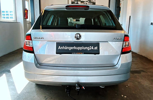 Nachrüstung einer abnehmbaren Anhängerkupplung am Skoda Fabia NJ