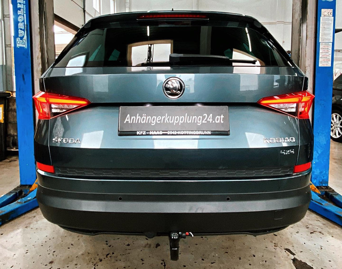 Nachrüstung einer abnehmbaren Anhängerkupplung am Skoda Kodiaq