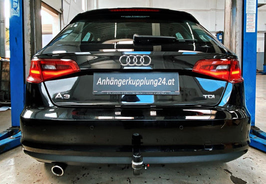 Nachrüstung einer abnehmbaren Anhängerkupplung am Audi A3 8V