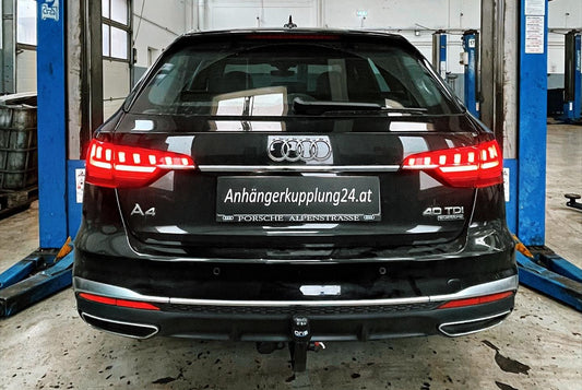 Nachrüstung einer abnehmbaren Anhängerkupplung am Audi A4 Avant B9