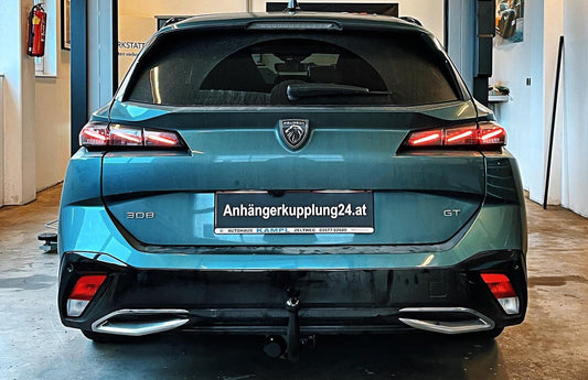 Nachrüstung einer abnehmbaren Anhängerkupplung am Peugeot 308 GT