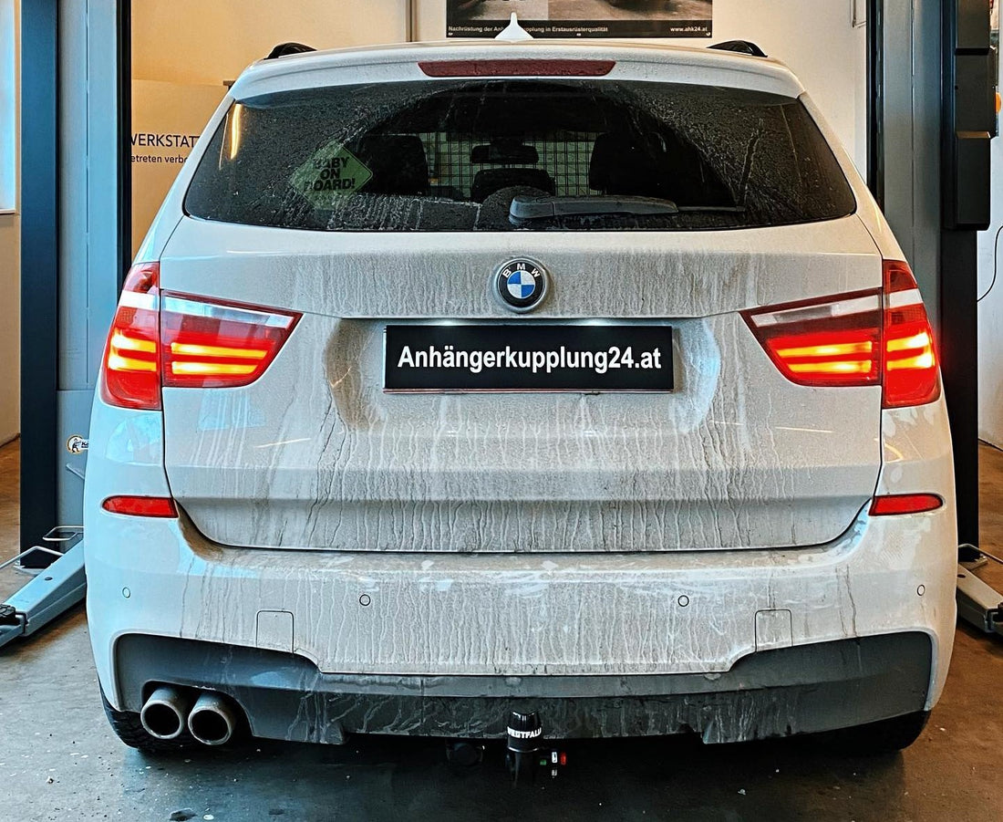Nachrüstung einer abnehmbaren Anhängerkupplung am BMW X3