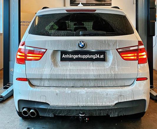 Nachrüstung einer abnehmbaren Anhängerkupplung am BMW X3