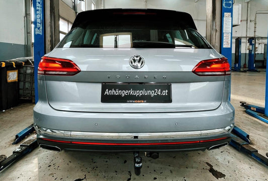 Nachrüstung einer abnehmbaren Anhängerkupplung am VW Touareg CR