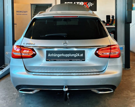 Nachrüstung einer abnehmbaren Anhängerkupplung am Mercedes C Klasse T Modell