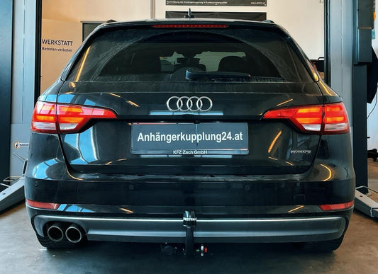Nachrüstung einer abnehmbaren Anhängerkupplung am Audi A4 Avant B9