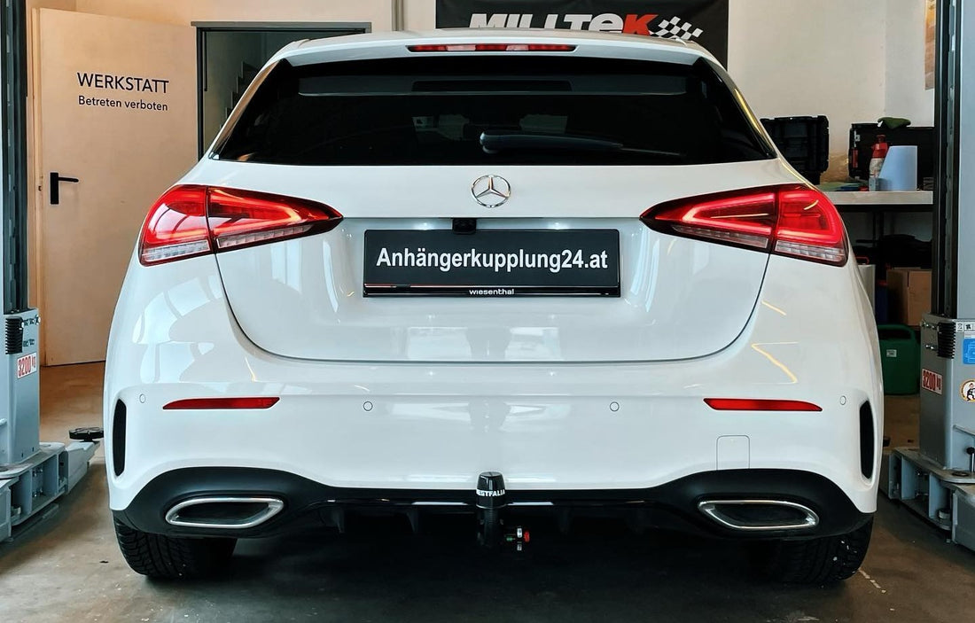 Nachrüstung einer abnehmbaren Anhängerkupplung an der Mercedes A-Klasse W177