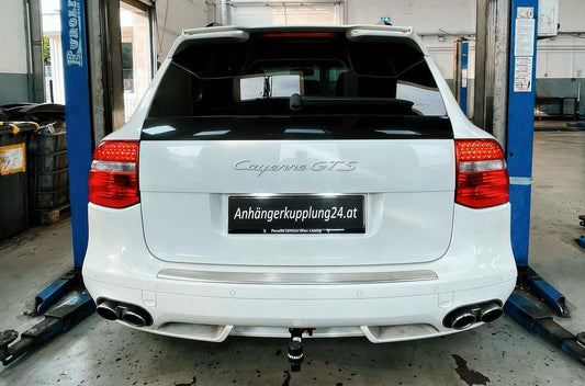 Nachrüstung einer abnehmbaren Anhängerkupplung am Porsche Cayenne GTS 9PA