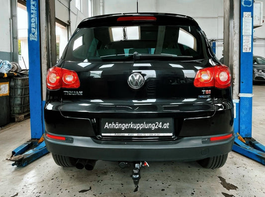 Nachrüstung einer abnehmbaren Anhängerkupplung am VW Tiguan 5N