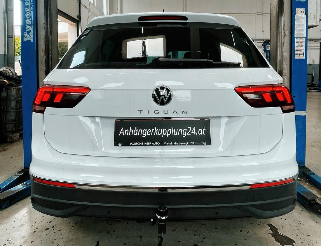 Nachrüstung einer abnehmbaren Anhängerkupplung am VW Tiguan AD