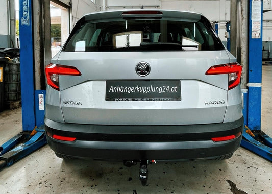 Nachrüstung einer abnehmbaren Anhängerkupplung am Skoda Karoq