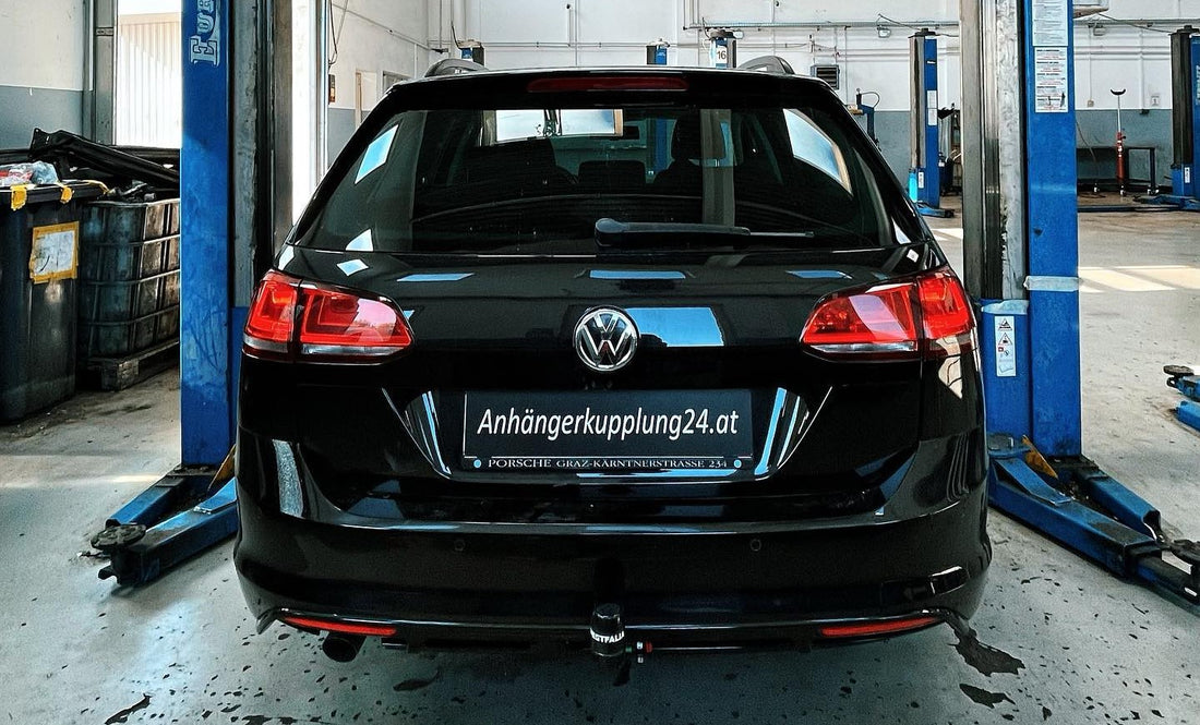 Nachrüstung einer abnehmbaren Anhängerkupplung am VW Golf 7 Variant