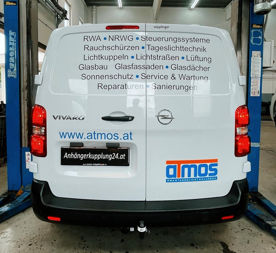 Nachrüstung einer starren GDW Anhängerkupplung am Opel Vivaro C Kastenwagen